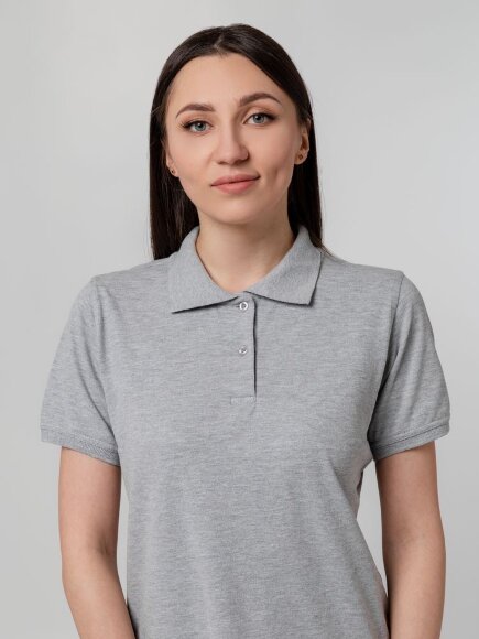 Рубашка поло женская Virma Stretch Lady, серый меланж Рубашка поло женская Virma Stretch Lady, серый меланж
