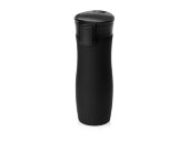 Вакуумная термокружка с кнопкой Streamline, Waterline, soft-touch, тубус, черный