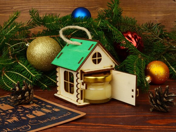 Игрушка Домик упаковка, зеленый Игрушка Домик упаковка, зеленый