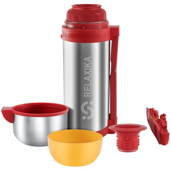 Термос для еды и напитков Relaxika 1500, стальной Термос для еды и напитков Relaxika 1500, стальной