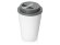 Пластиковый стакан Take away с двойными стенками и крышкой с силиконовым клапаном, 350 мл, белый/серый Пластиковый стакан Take away с двойными стенками и крышкой с силиконовым клапаном, 350 мл, белый/серый