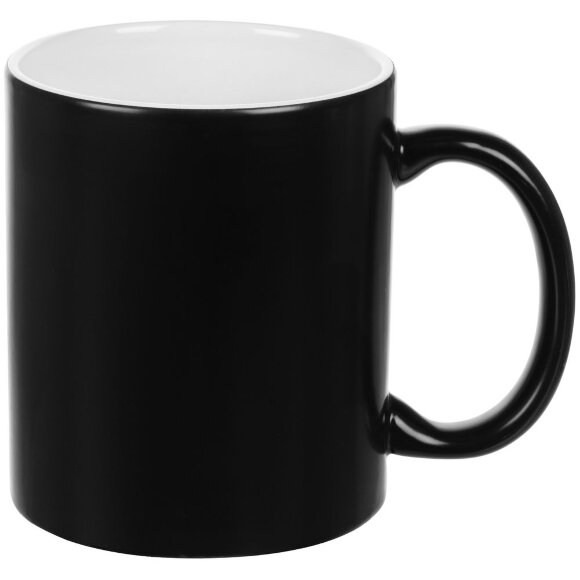 Кружка «Хамелеон», глянцевая, черная Кружка «Хамелеон», глянцевая, черная