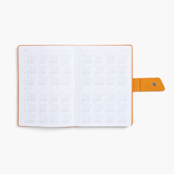 Ежедневник Boom, недатированный, черный с оранжевым Ежедневник Boom, недатированный, черный с оранжевым