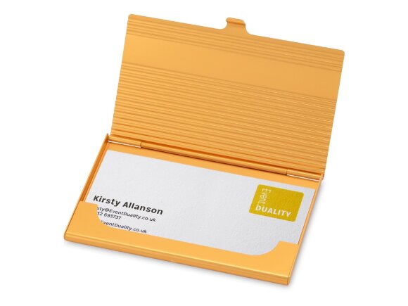 Визитница Найтли, золотистый Визитница Найтли, золотистый