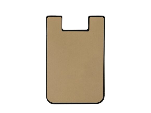 Картхолдер с креплением на телефон Gummy, черный