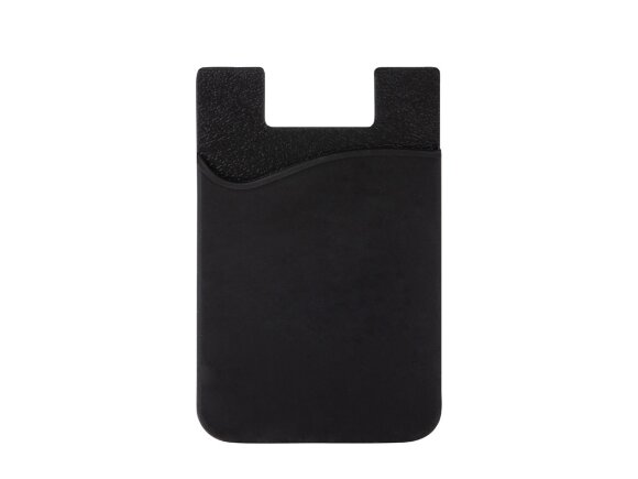 Картхолдер с креплением на телефон Gummy, черный Картхолдер с креплением на телефон Gummy, черный