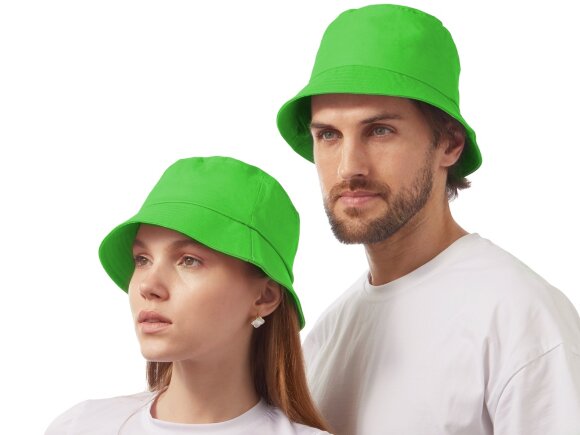 Хлопковая панама, зеленое яблоко Хлопковая панама, зеленое яблоко