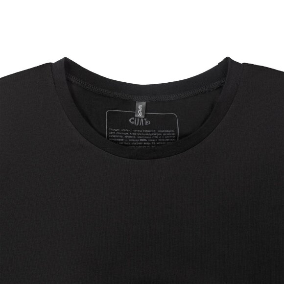 Футболка оверсайз «Чистая соль», черная Футболка оверсайз «Чистая соль», черная