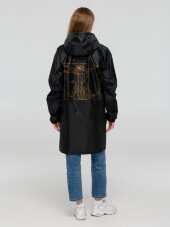 Дождевик «Ветровеанский человек», черный Дождевик «Ветровеанский человек», черный