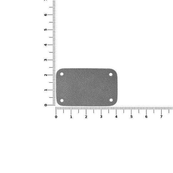 Лейбл Eta Latte, S, серый