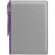 Ежедневник Spain Shall на заказ, недатированный, серый с фиолетовым