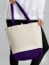 Холщовая сумка Shopaholic, фиолетовая