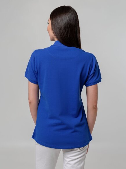 Рубашка поло женская Virma Stretch Lady, ярко-синяя Рубашка поло женская Virma Stretch Lady, ярко-синяя