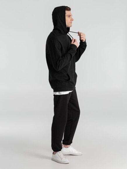 Толстовка с капюшоном унисекс Hoodie, черная Толстовка с капюшоном унисекс Hoodie, черная