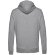 Толстовка на молнии с капюшоном унисекс BNC Inspire (Organic), серый меланж