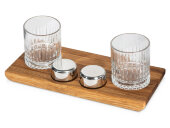 Набор для виски и коктейлей на подставке из дуба Savour Набор для виски и коктейлей на подставке из дуба Savour