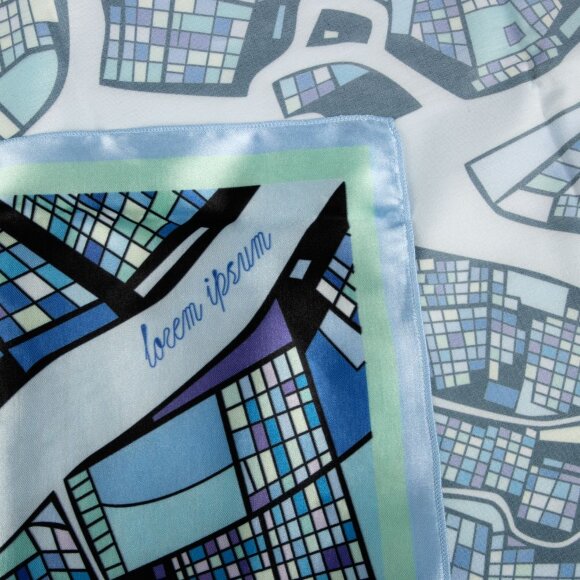 Платок с печатью на заказ ColorSharm, S Платок с печатью на заказ ColorSharm, S