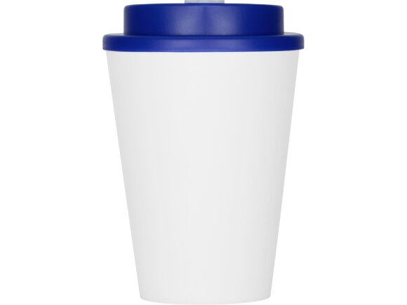 Пластиковый стакан Take away с двойными стенками и крышкой с силиконовым клапаном, 350 мл, белый/темно-синий Пластиковый стакан Take away с двойными стенками и крышкой с силиконовым клапаном, 350 мл, белый/темно-синий
