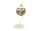 Шар Новогодний d8 см стиль Пэчворк Новогодняя сказка Шар Новогодний d8 см стиль Пэчворк Новогодняя сказка