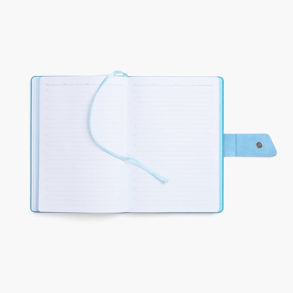 Ежедневник Boom, недатированный, черный с голубым Ежедневник Boom, недатированный, черный с голубым