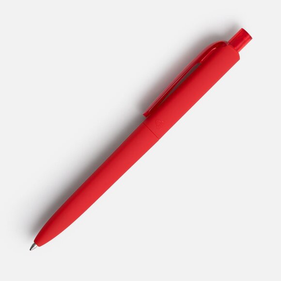 Ручка шариковая Prodir DS8 PRR-T Soft Touch, красная