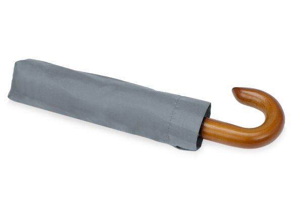 Зонт складной Cary, полуавтоматический, 3 сложения, с чехлом, серый Зонт складной Cary, полуавтоматический, 3 сложения, с чехлом, серый