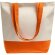 Холщовая сумка Shopaholic, оранжевая