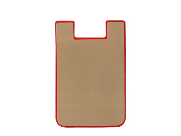 Картхолдер с креплением на телефон Gummy, красный Картхолдер с креплением на телефон Gummy, красный