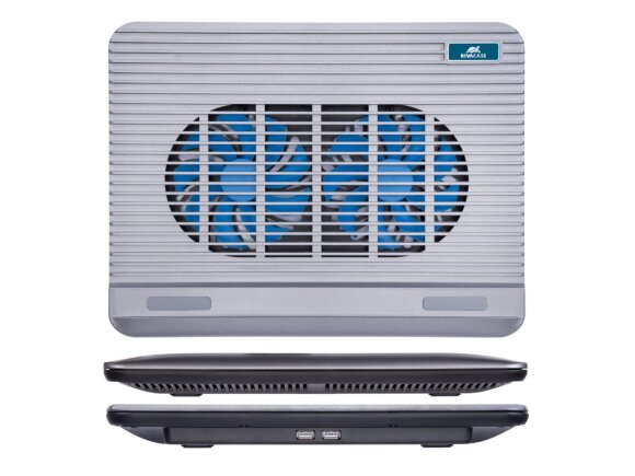 Охлаждающая подставка 5555 для ноутбуков до 15,6, серебристый Охлаждающая подставка 5555 для ноутбуков до 15,6, серебристый