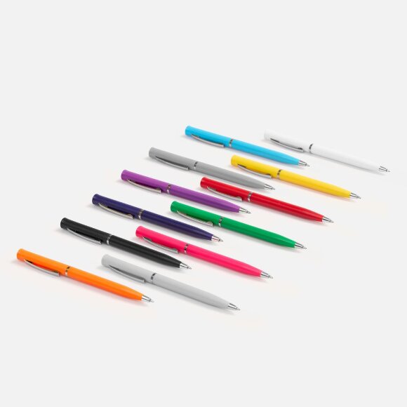 Ручка шариковая Euro Chrome, желтая