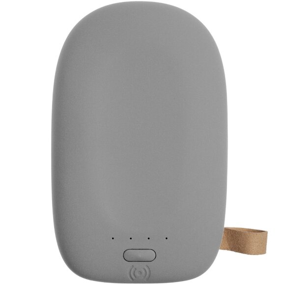 Аккумулятор с беспроводной зарядкой Pebble Wireless 9000 мАч, серый Аккумулятор с беспроводной зарядкой Pebble Wireless 9000 мАч, серый