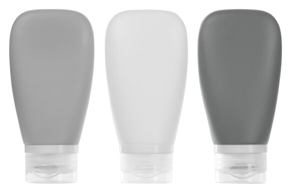 Набор емкостей для путешествия с колпачком для зубной щетки Набор емкостей для путешествия с колпачком для зубной щетки