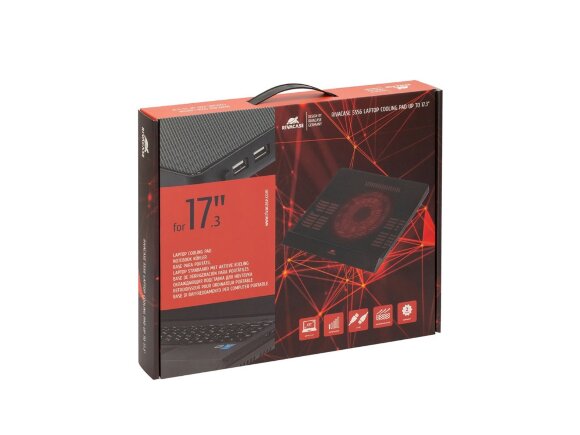 Охлаждающая подставка 5556 для ноутбуков до 17,3, черный Охлаждающая подставка 5556 для ноутбуков до 17,3, черный