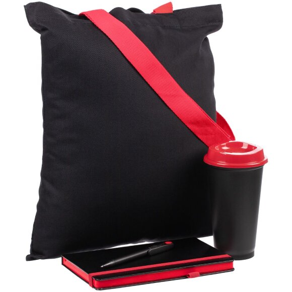 Набор Velours Bag, черный с красным Набор Velours Bag, черный с красным