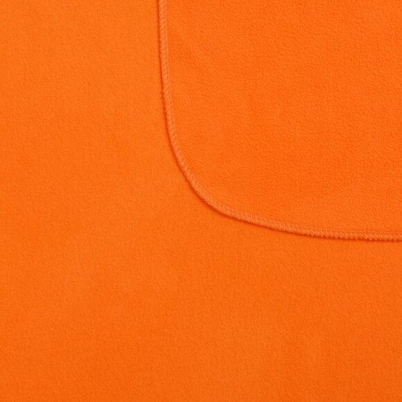 Флисовый плед Warm&Peace, оранжевый