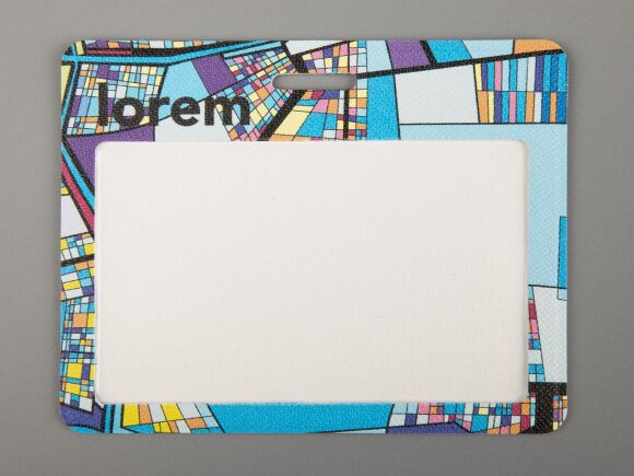 Карман для пропуска Saff Plus на заказ, горизонтальный Карман для пропуска Saff Plus на заказ, горизонтальный