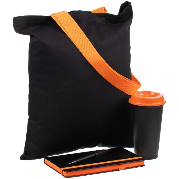Набор Velours Bag, черный с оранжевым Набор Velours Bag, черный с оранжевым