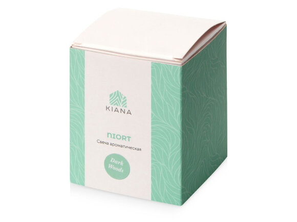 Свеча соевая ароматическая в стекле Niort, черная