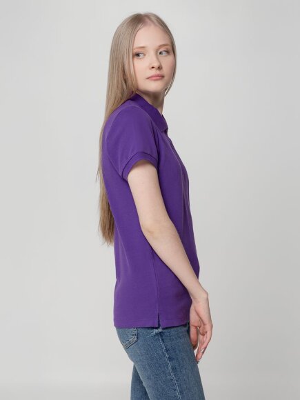 Рубашка поло женская Virma Lady, фиолетовая Рубашка поло женская Virma Lady, фиолетовая