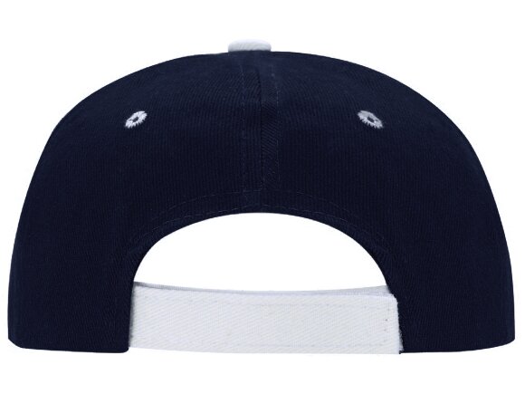 Бейсболка New Castle 6-ти панельная, темно-синий/натуральный Бейсболка New Castle 6-ти панельная, темно-синий/натуральный