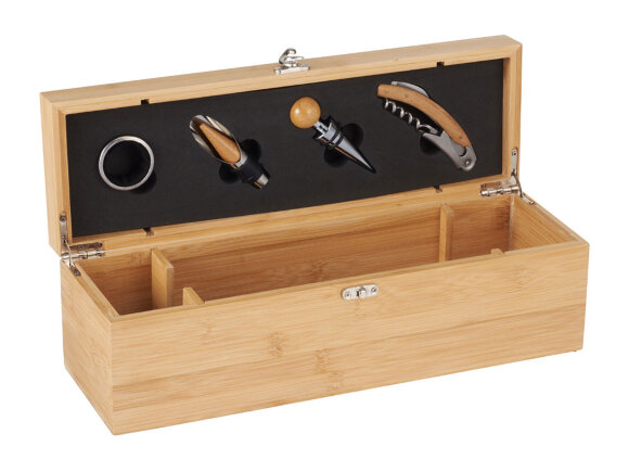 Набор для вина в бамбуковом кейсе Anniversary (Р) Набор для вина в бамбуковом кейсе Anniversary (Р)