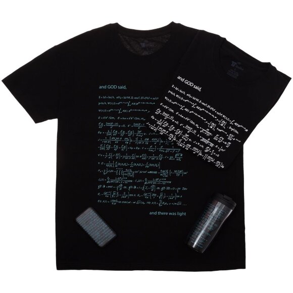 Футболка мужская «Да будет свет», со светящимся принтом Футболка мужская «Да будет свет», со светящимся принтом