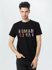 Футболка Human, черная Футболка Human, черная