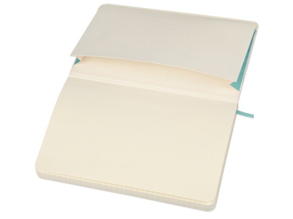 Записная книжка Moleskine Classic Soft (в линейку), Large (13х21см), морская волна