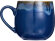 Кружка с вулканическим эффектом по краю Etna, 440 мл, синий