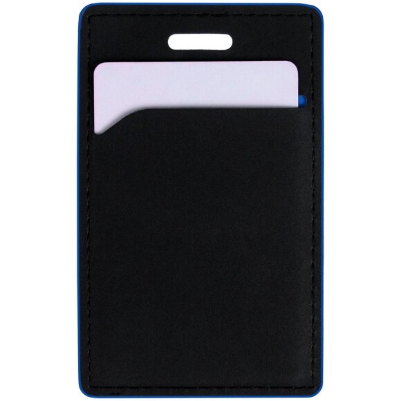 Чехол для пропуска Multimo, черный с синим Чехол для пропуска Multimo, черный с синим
