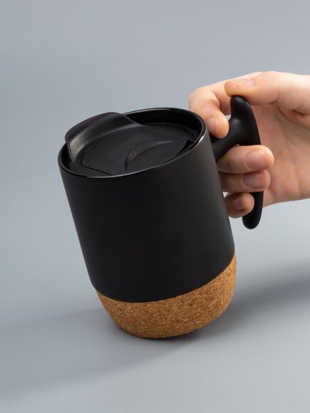 Кружка Corky Grip, черная Кружка Corky Grip, черная