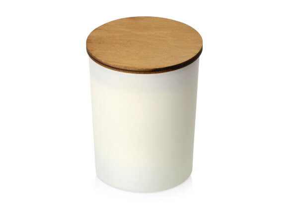 Свеча соевая ароматическая в стекле Niort, белая