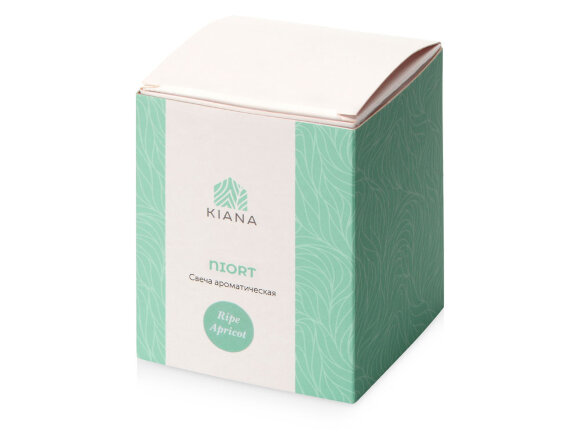 Свеча соевая ароматическая в стекле Niort, белая