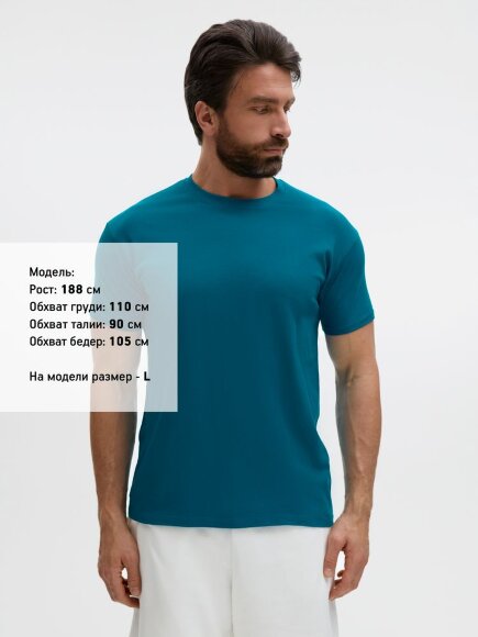 Футболка унисекс Regent 150, винтажный синий Футболка унисекс Regent 150, винтажный синий